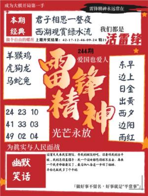 雷锋精神第2026244期资料图片