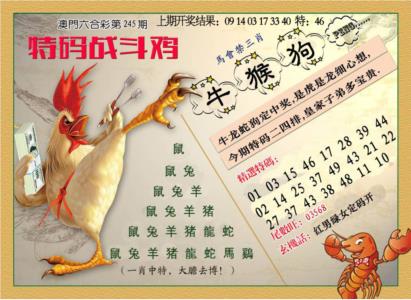 特码战斗机第2026245期资料图片