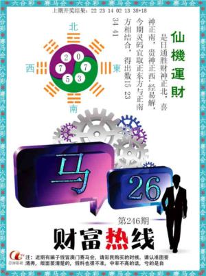 财富热线第2026246期资料图片