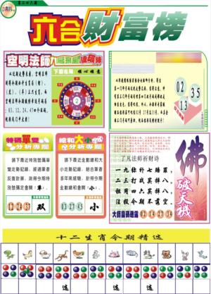 财富榜第2026246期资料图片