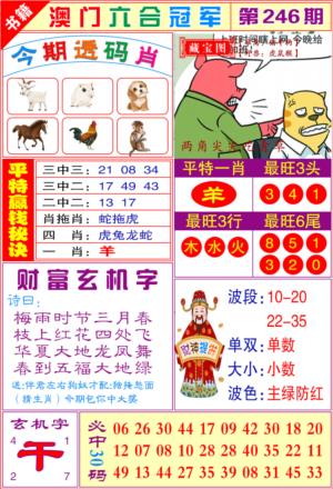 澳门六合冠军第2026246期资料图片