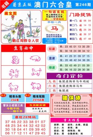 澳门六合皇心水第2026246期资料图片