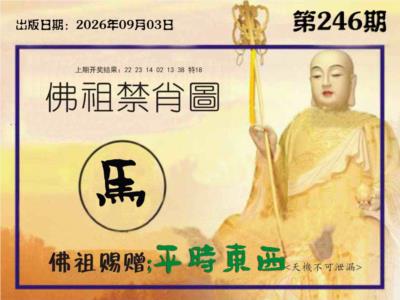 佛祖禁肖图第2026246期资料图片