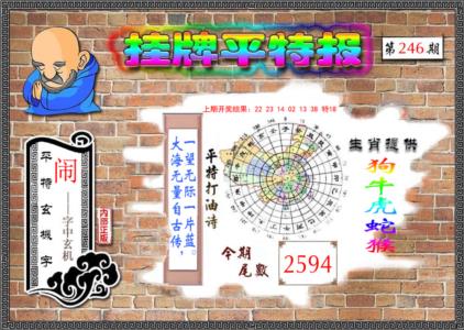 挂牌平特报第2026246期资料图片