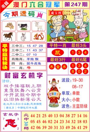 澳门六合冠军第2026247期资料图片