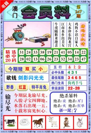 澳门银宝典第2026247期资料图片