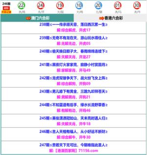 百家网玄机第2026247期资料图片